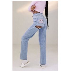 High-waist straight leg Playboy jeans! Size: 23 GREAT condition!